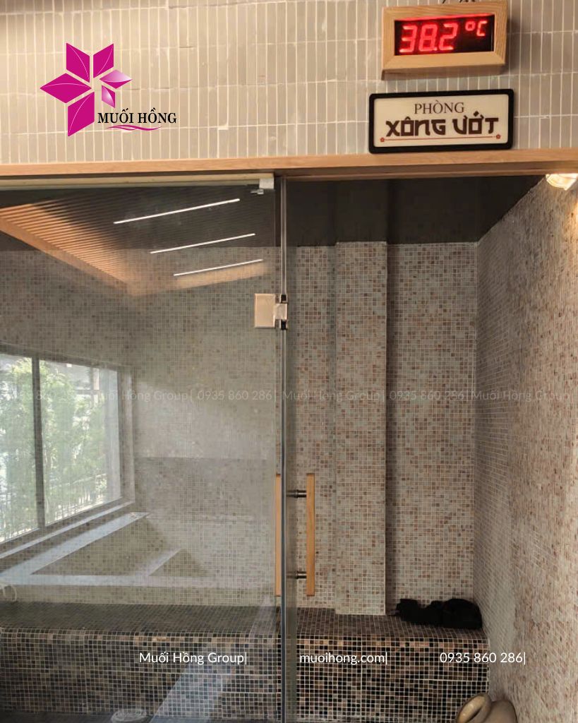 Thi công spa đá muối Himalaya