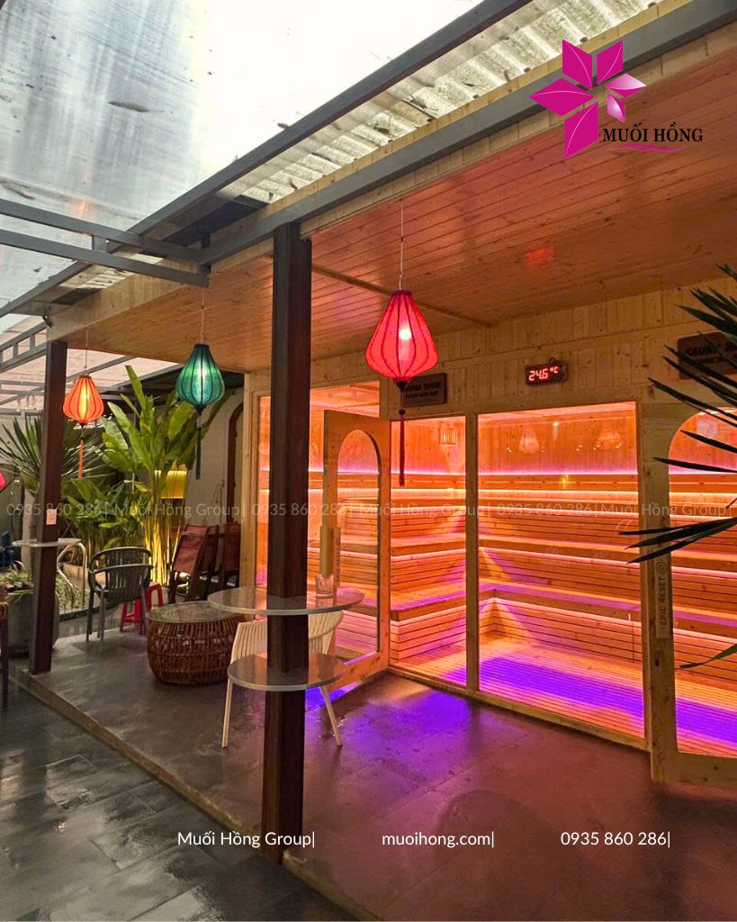 Thi công spa hồng ngoại Epic Reset Hội An