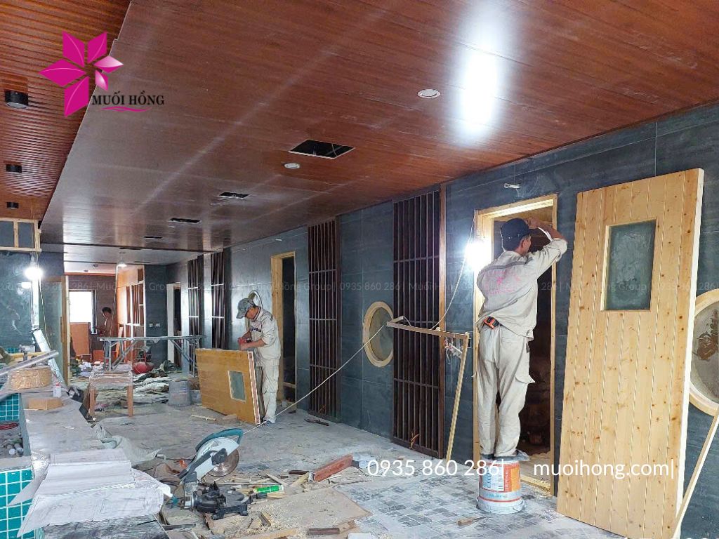 Thiết kế thi công spa Onsen Jjimjilbang hotel