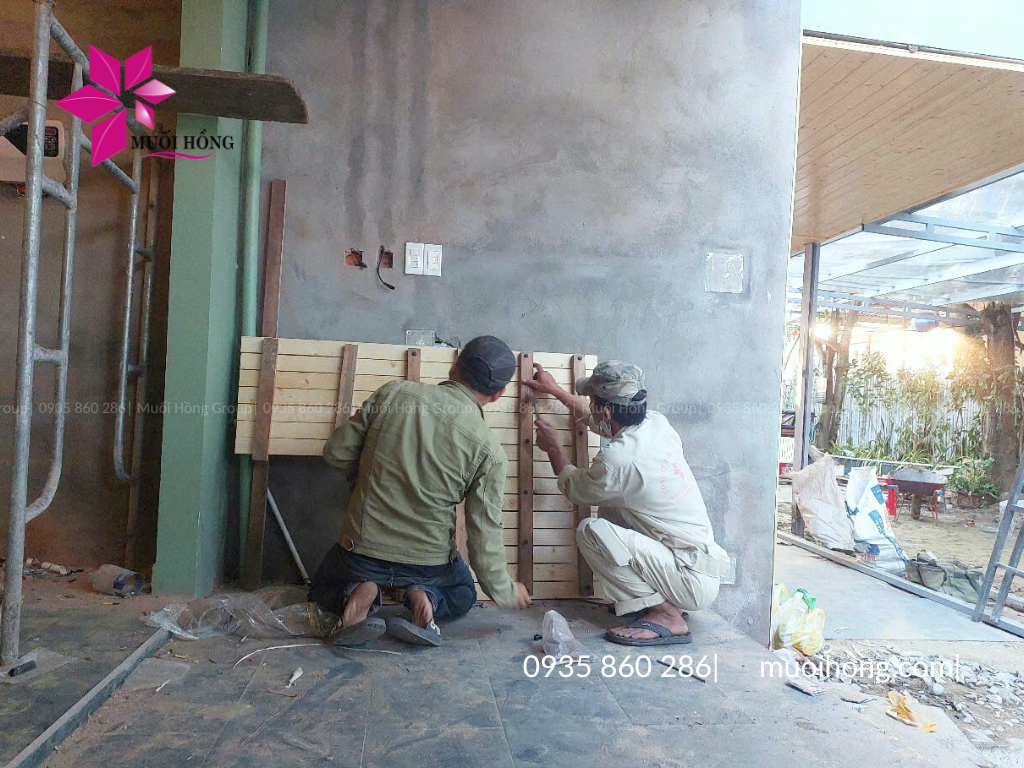 Thi công spa đá muối Trí Nguyên Spa Nha Trang