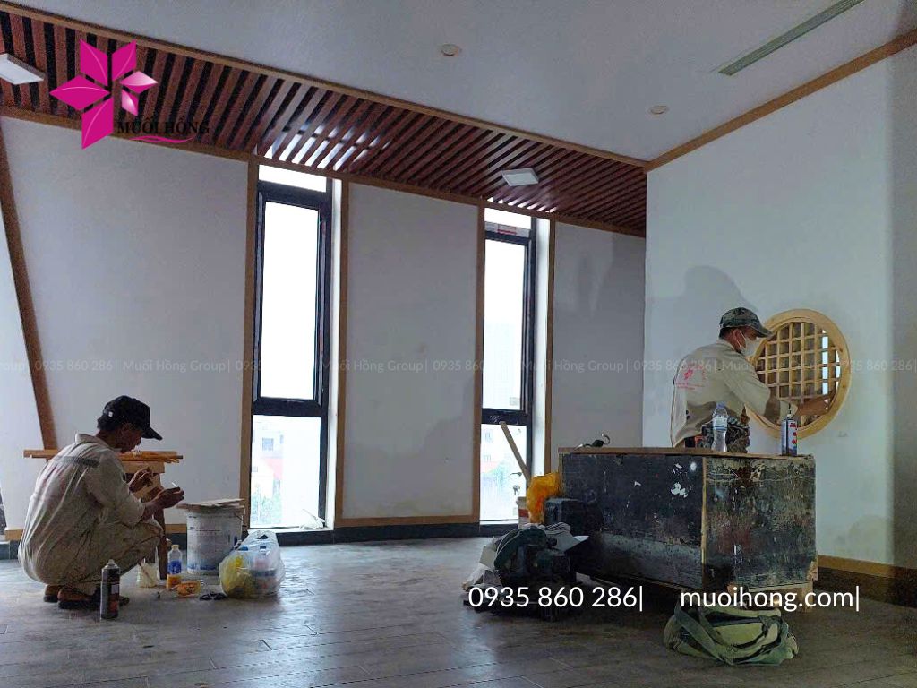 Thi công spa đá muối Himalaya