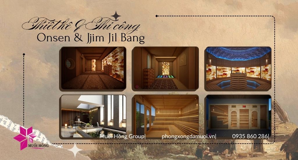 Thi công spa Jjim Jil Bang chuẩn Hàn