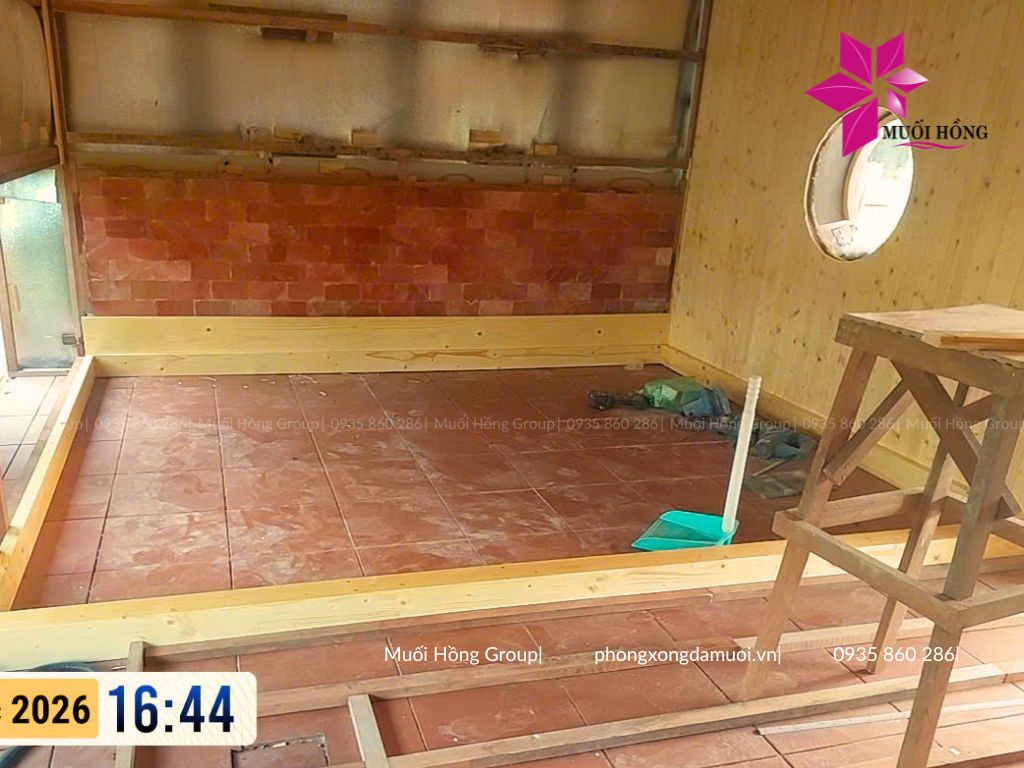 Thi công spa đá muối Onsen Jjimjilbang