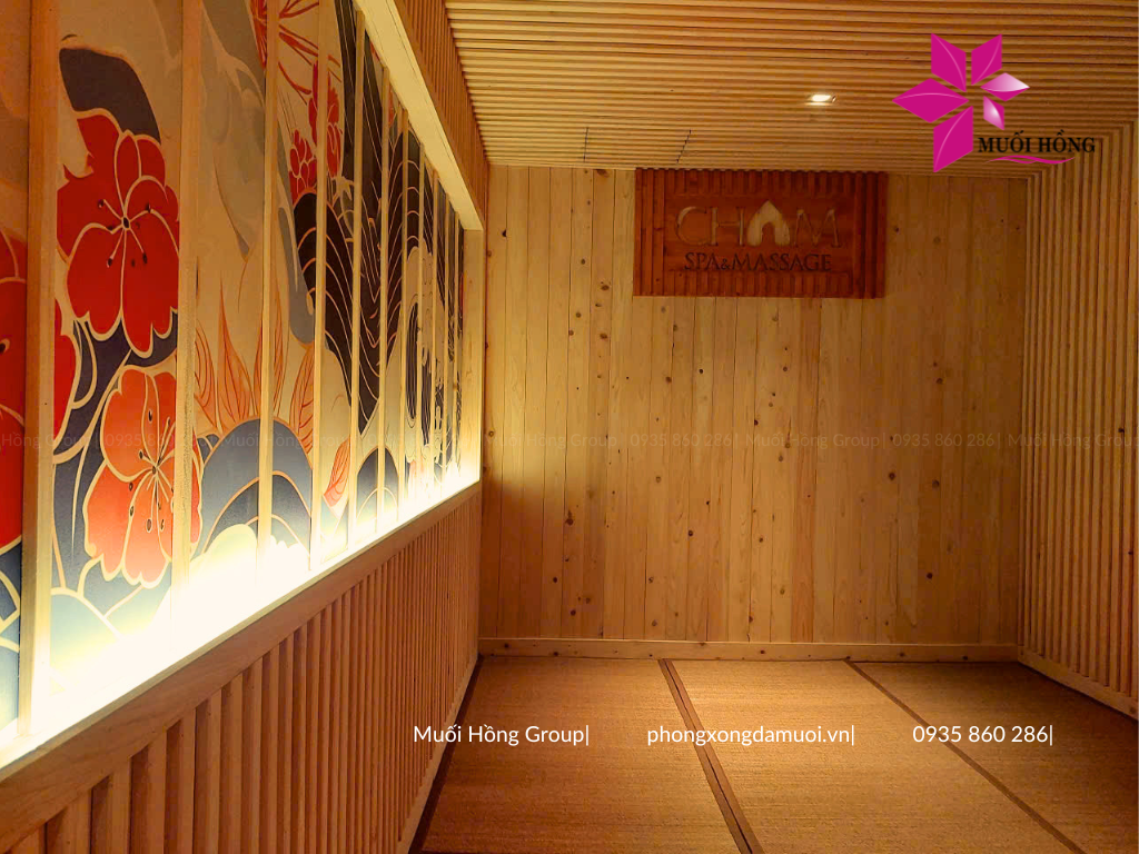 Thi công Cham Riverside Spa Onsen & JjimJilBang