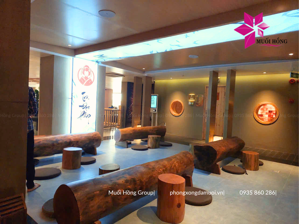 Thi công spa đá muối Onsen & JjimJilBang