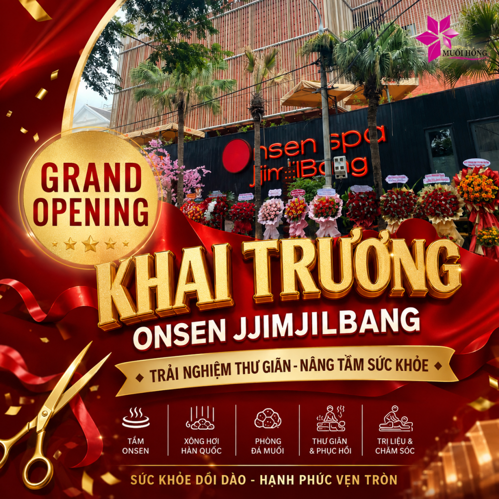Khai trương Onsen JjimJilBang Cham Riverside Đà Nẵng