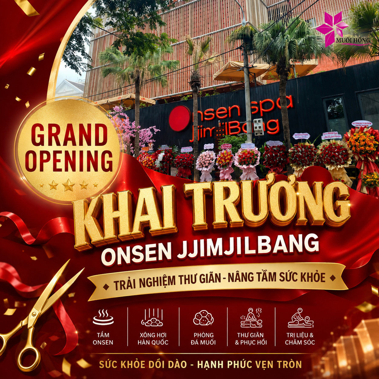 Khai trương Onsen JjimJilBang Cham Riverside Đà Nẵng