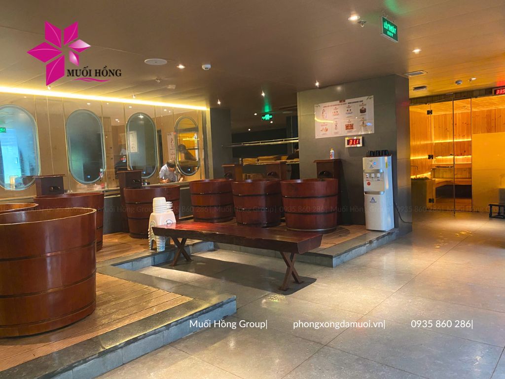 Thiết kế thi công spa Onsen JjimJilBang Cham Riverside