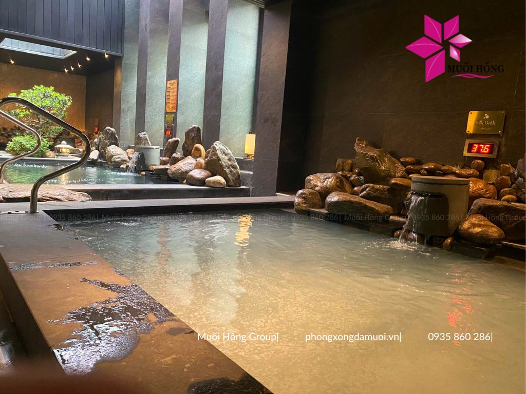 Thiết kế thi công Onsen JjimJilBang Cham Riverside